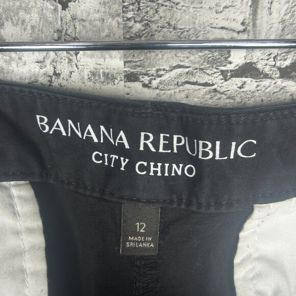 EUC Banana Republic "City Chino" Navy Blue Shorts Size 12 - Picture 13 of 16